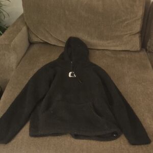 Overtime Cozy Black  Hoodie
